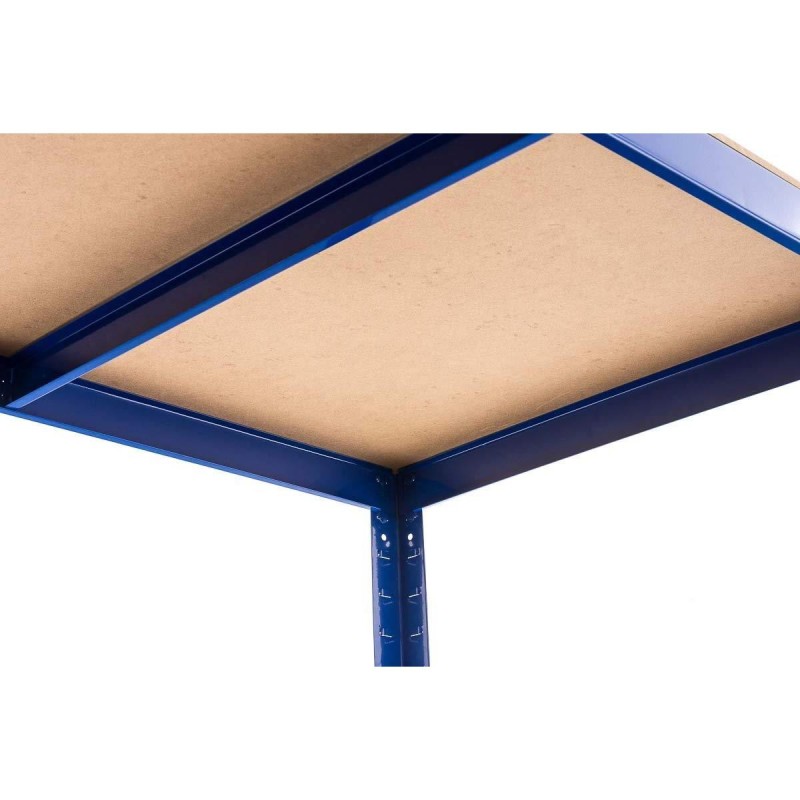 Estantería Metálica AGATA, 90x45x180 cm, 5 Estantes, color Azul