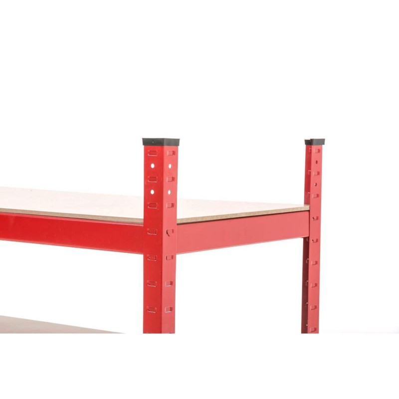 Estantería Metálica AGATA, 90x45x90 cm, 3 Estantes, color Negro