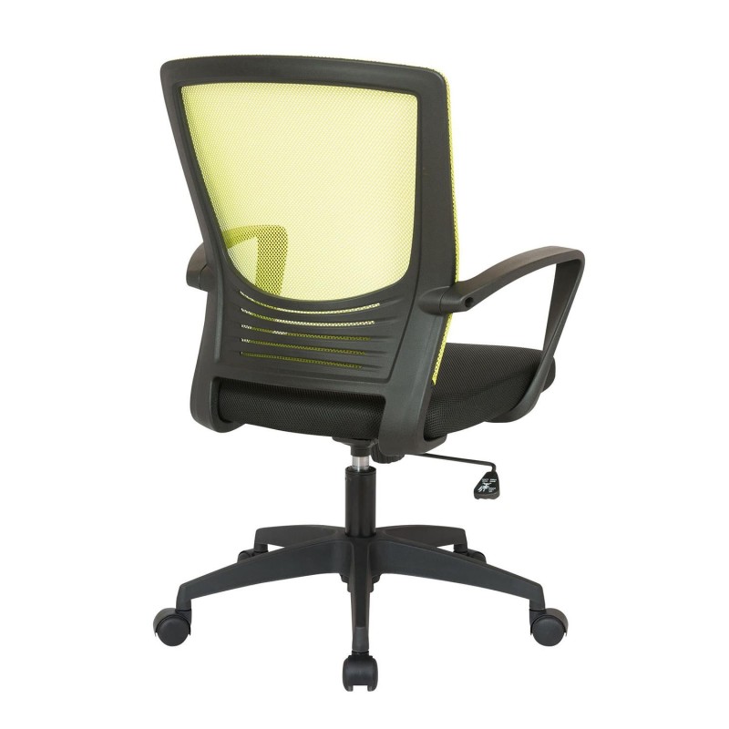 Silla de Oficina MALIBU, Tela Y Malla Transpirable, Color Negro