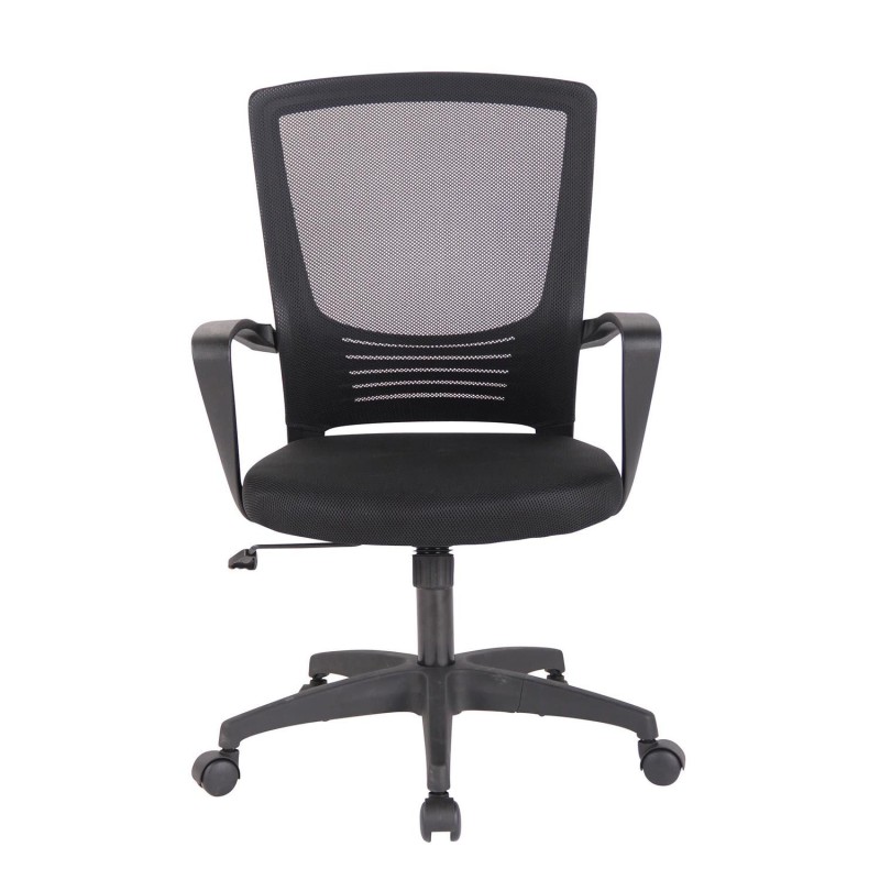 Silla de Oficina MALIBU, Tela Y Malla Transpirable, Color Negro