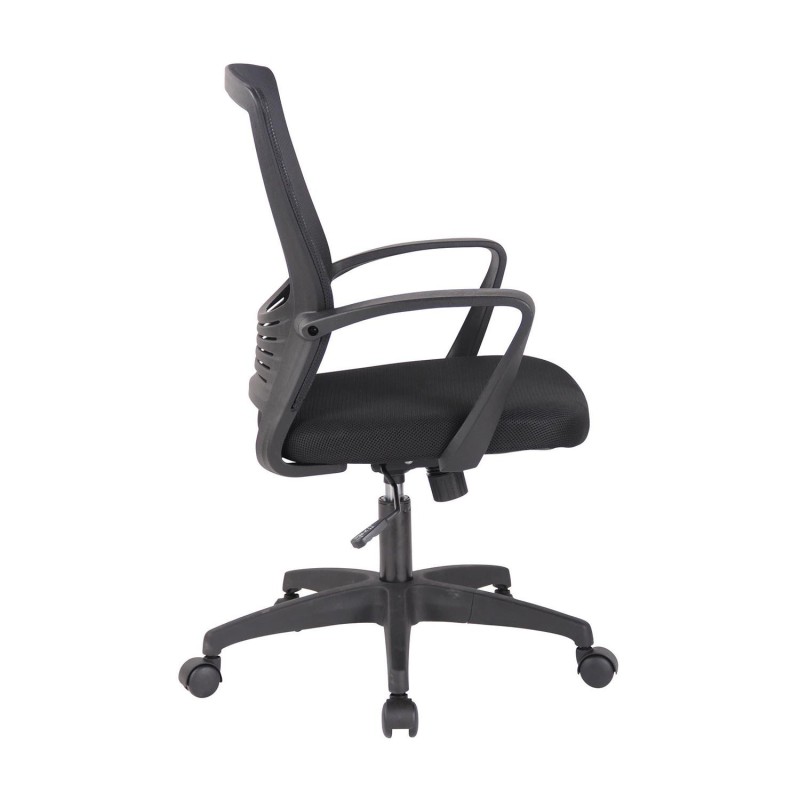 Silla de Oficina MALIBU, Tela Y Malla Transpirable, Color Negro