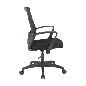 Silla de Oficina MALIBU, Tela Y Malla Transpirable, Color Negro