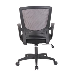 Silla de Oficina MALIBU, Tela Y Malla Transpirable, Color Negro