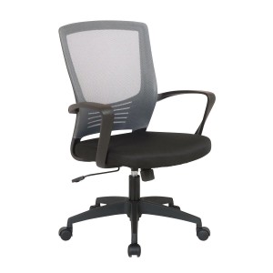 Silla de Oficina MALIBU, Tela Y Malla Transpirable, Color Negro