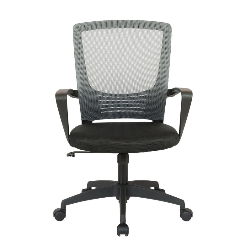 Silla de Oficina MALIBU, Tela Y Malla Transpirable, Color Negro