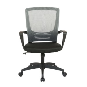 Silla de Oficina MALIBU, Tela Y Malla Transpirable, Color Negro