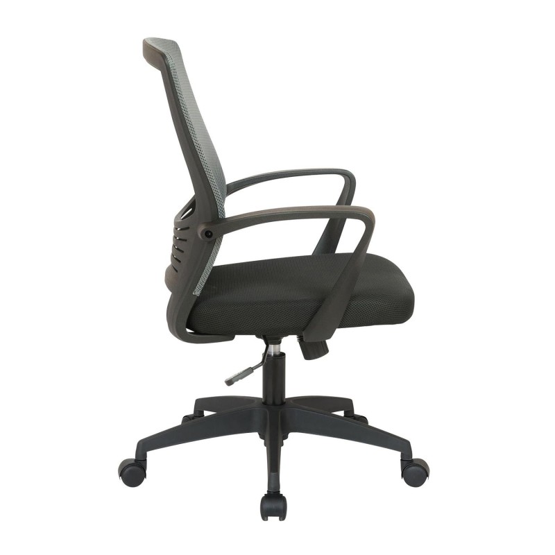 Silla de Oficina MALIBU, Tela Y Malla Transpirable, Color Negro