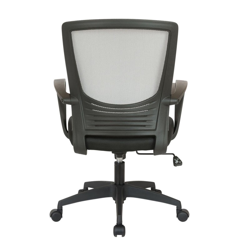 Silla de Oficina MALIBU, Tela Y Malla Transpirable, Color Negro