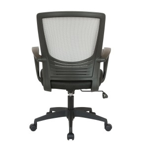 Silla de Oficina MALIBU, Tela Y Malla Transpirable, Color Negro