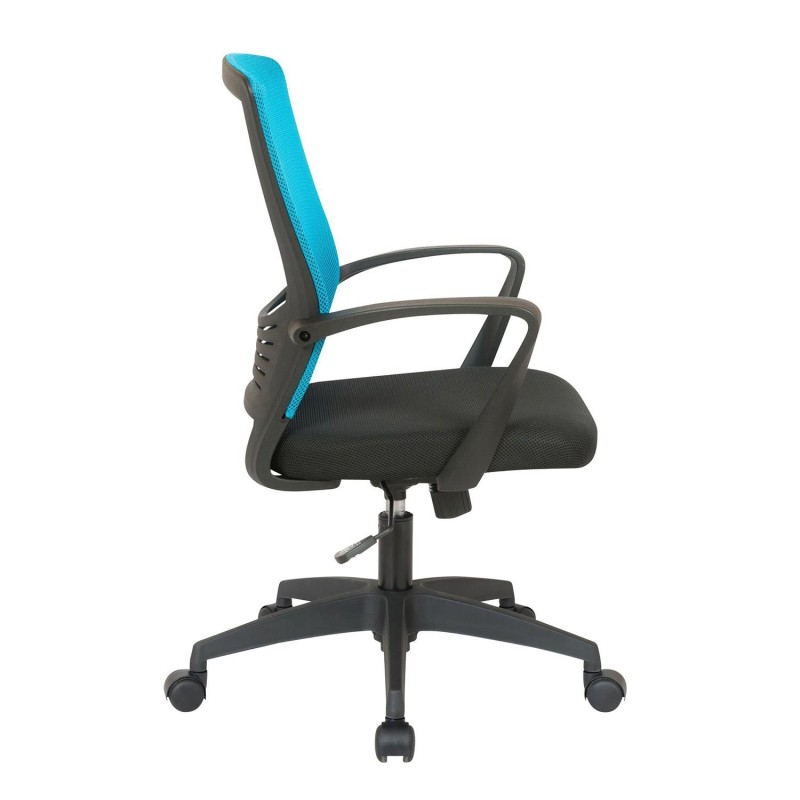 Silla de Oficina MALIBU, Tela Y Malla Transpirable, Color Negro
