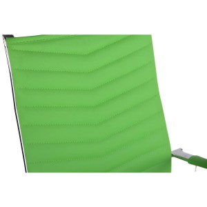 Silla de Oficina SIGRID, Respaldo Alto, en Piel Negro