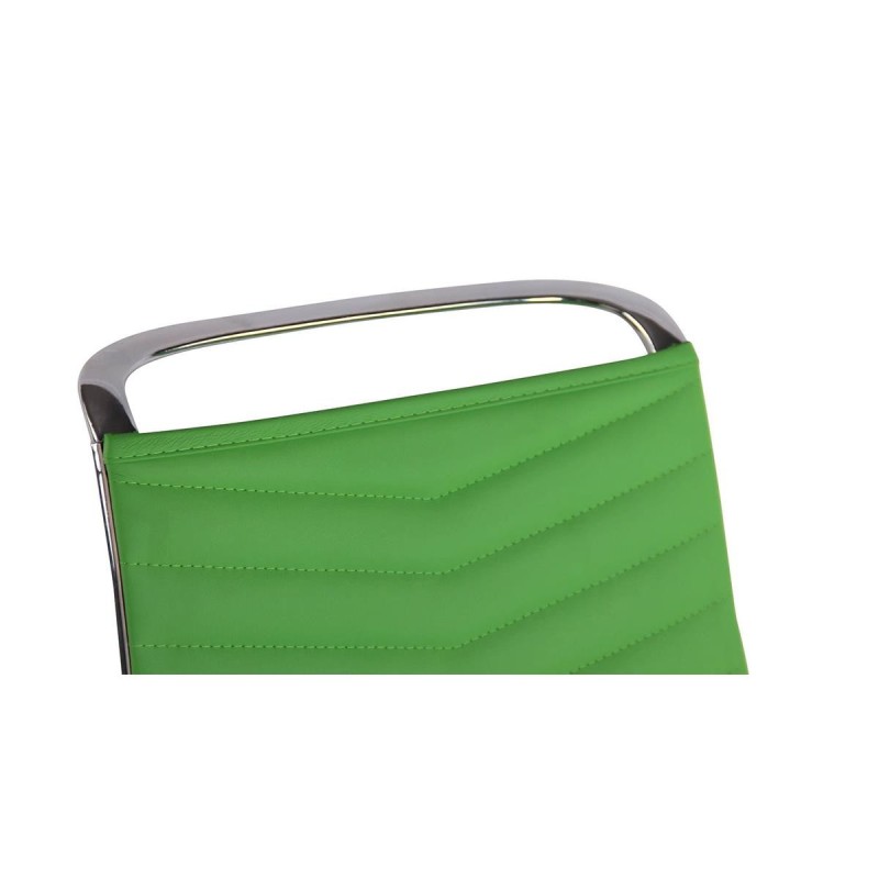 Silla de Oficina SIGRID, Respaldo Alto, en Piel Negro