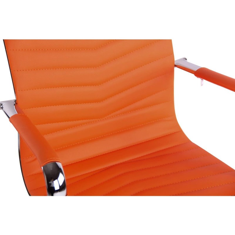 Silla de Oficina SIGRID, Respaldo Alto, en Piel Negro