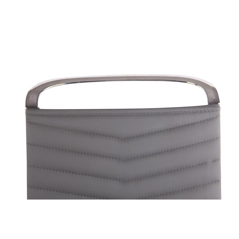 Silla de Oficina SIGRID, Respaldo Alto, en Piel Negro