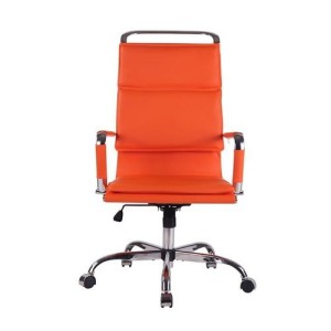 Silla de Oficina QUEBEC, en Piel, Color Negro