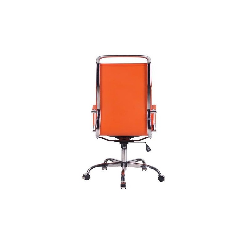 Silla de Oficina QUEBEC, en Piel, Color Negro