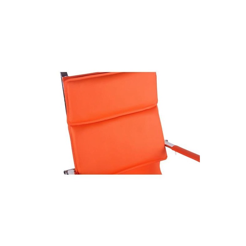 Silla de Oficina QUEBEC, en Piel, Color Negro
