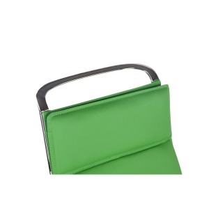 Silla de Oficina QUEBEC, en Piel, Color Negro