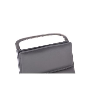 Silla de Oficina QUEBEC, en Piel, Color Negro