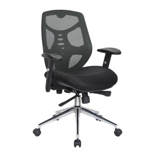 Silla de Oficina Ergonomica, MANTRA, ajustable, negro