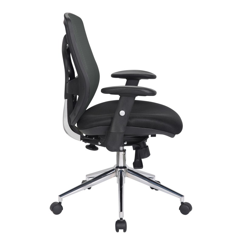 Silla de Oficina Ergonomica, MANTRA, ajustable, negro