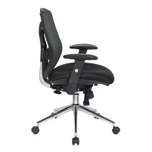 Silla de Oficina Ergonomica, MANTRA, ajustable, negro