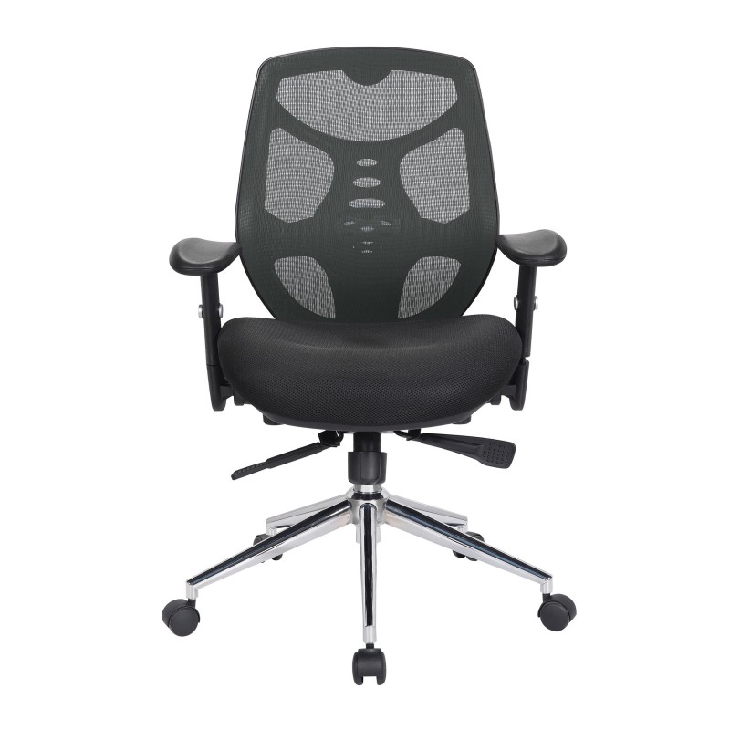 Silla de Oficina Ergonomica, MANTRA, ajustable, negro