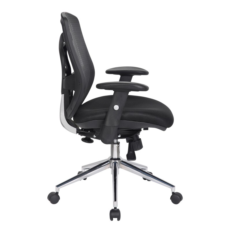 Silla de Oficina Ergonomica, MANTRA, ajustable, negro