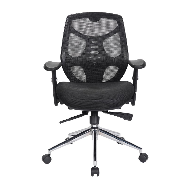 Silla de Oficina Ergonomica, MANTRA, ajustable, negro