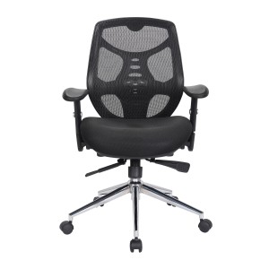 Silla de Oficina Ergonomica, MANTRA, ajustable, negro
