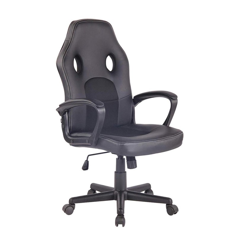 Silla Gaming XENON, en Piel, Color Negro