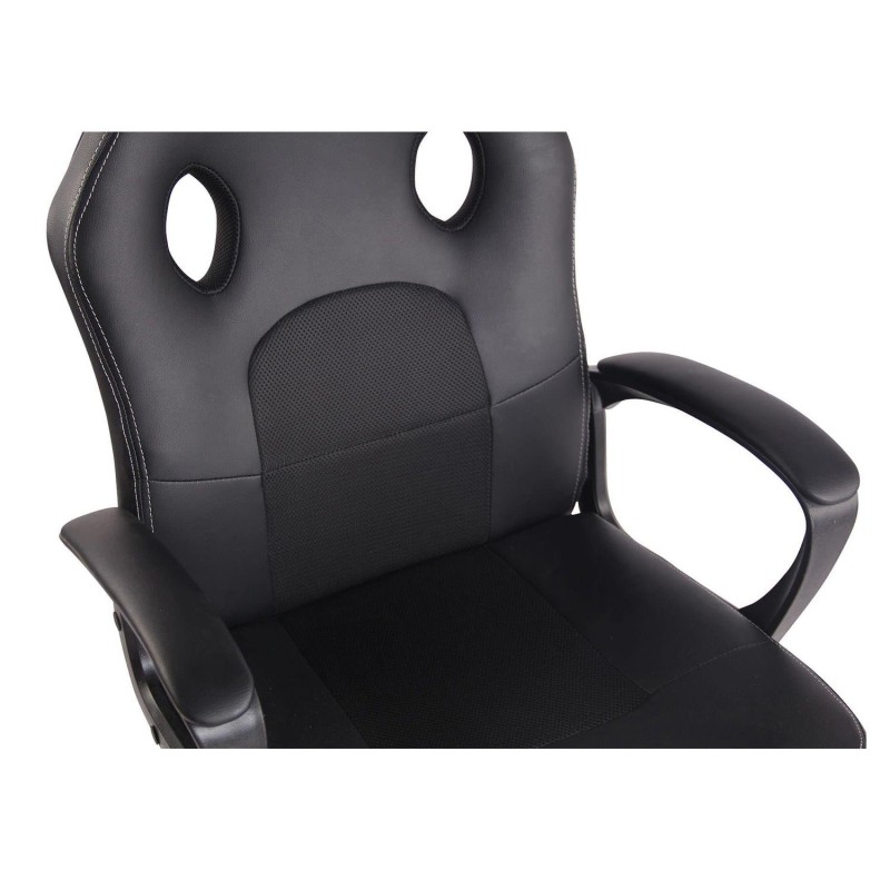 Silla Gaming XENON, en Piel, Color Negro