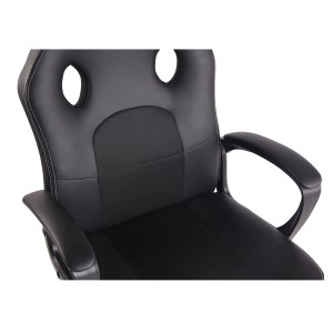 Silla Gaming XENON, en Piel, Color Negro