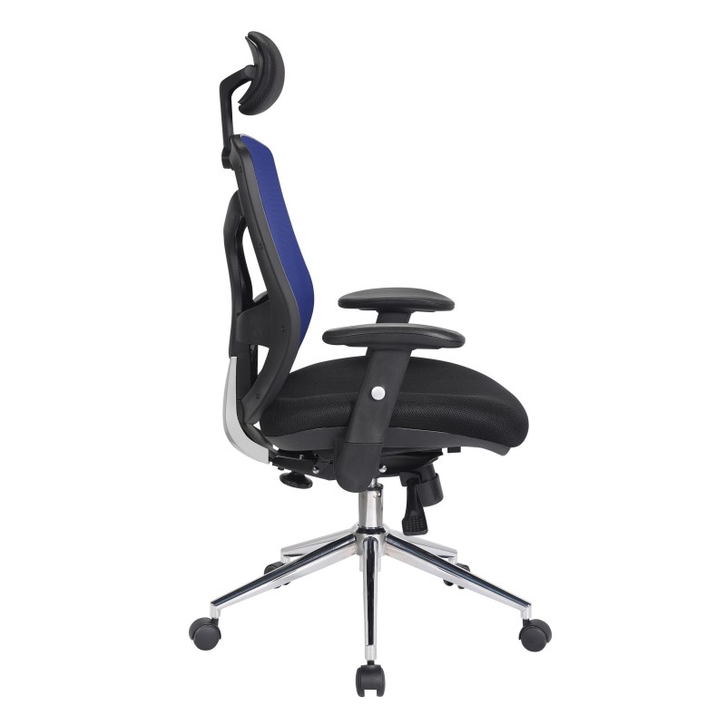 Silla de Oficina Ergonomica, MANTRA, reposacabezas, negro