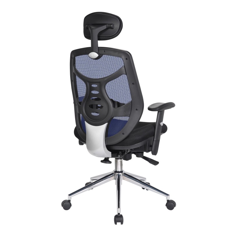 Silla de Oficina Ergonomica, MANTRA, reposacabezas, negro