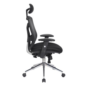 Silla de Oficina Ergonomica, MANTRA, reposacabezas, negro
