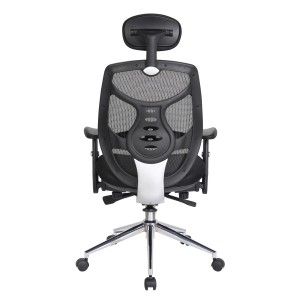 Silla de Oficina Ergonomica, MANTRA, reposacabezas, negro
