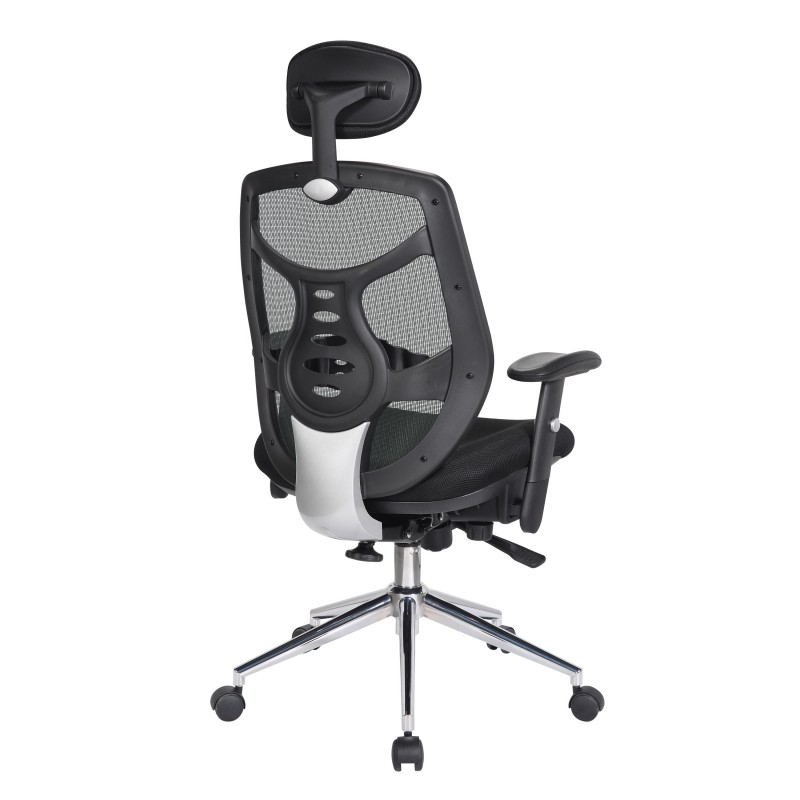 Silla de Oficina Ergonomica, MANTRA, reposacabezas, negro
