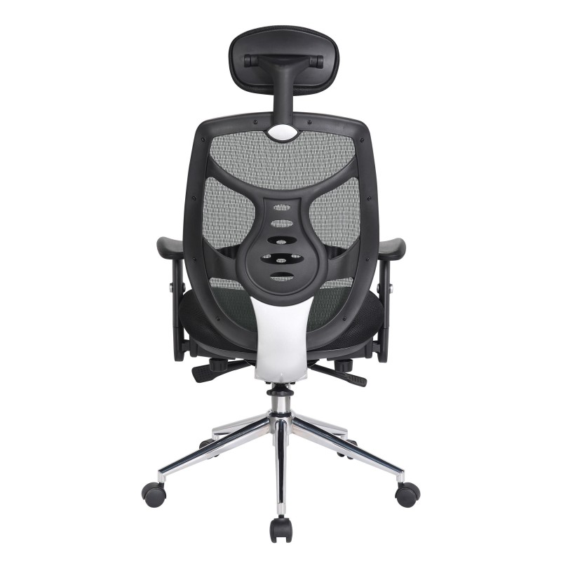 Silla de Oficina Ergonomica, MANTRA, reposacabezas, negro