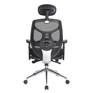 Silla de Oficina Ergonomica, MANTRA, reposacabezas, negro