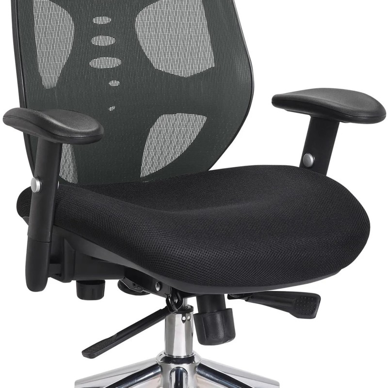 Silla de Oficina Ergonomica, MANTRA, reposacabezas, negro