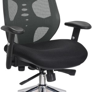 Silla de Oficina Ergonomica, MANTRA, reposacabezas, negro