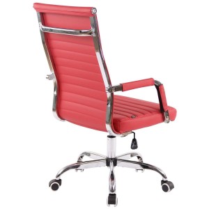 Silla de Oficina BERLIN, en Piel, Color Negro