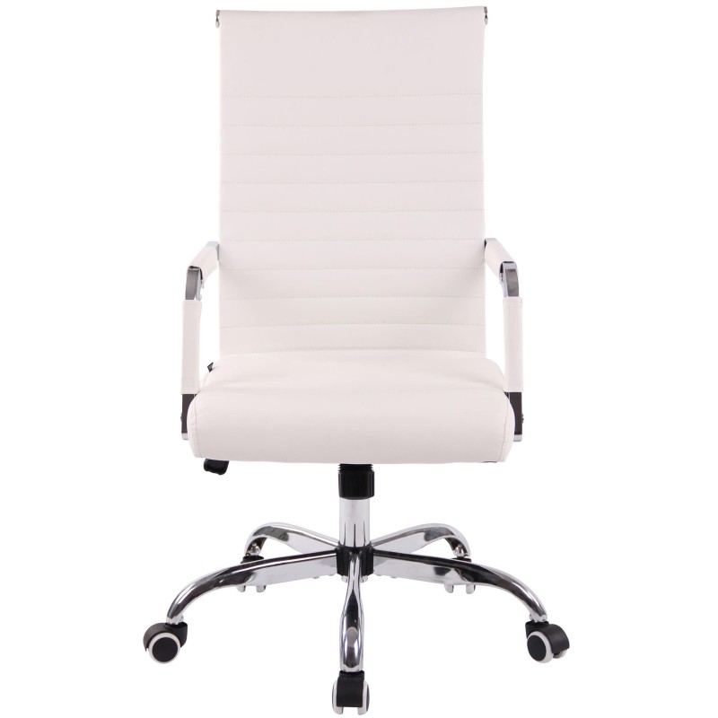 Silla de Oficina BERLIN, en Piel, Color Negro