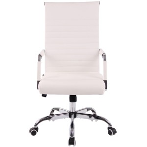 Silla de Oficina BERLIN, en Piel, Color Negro