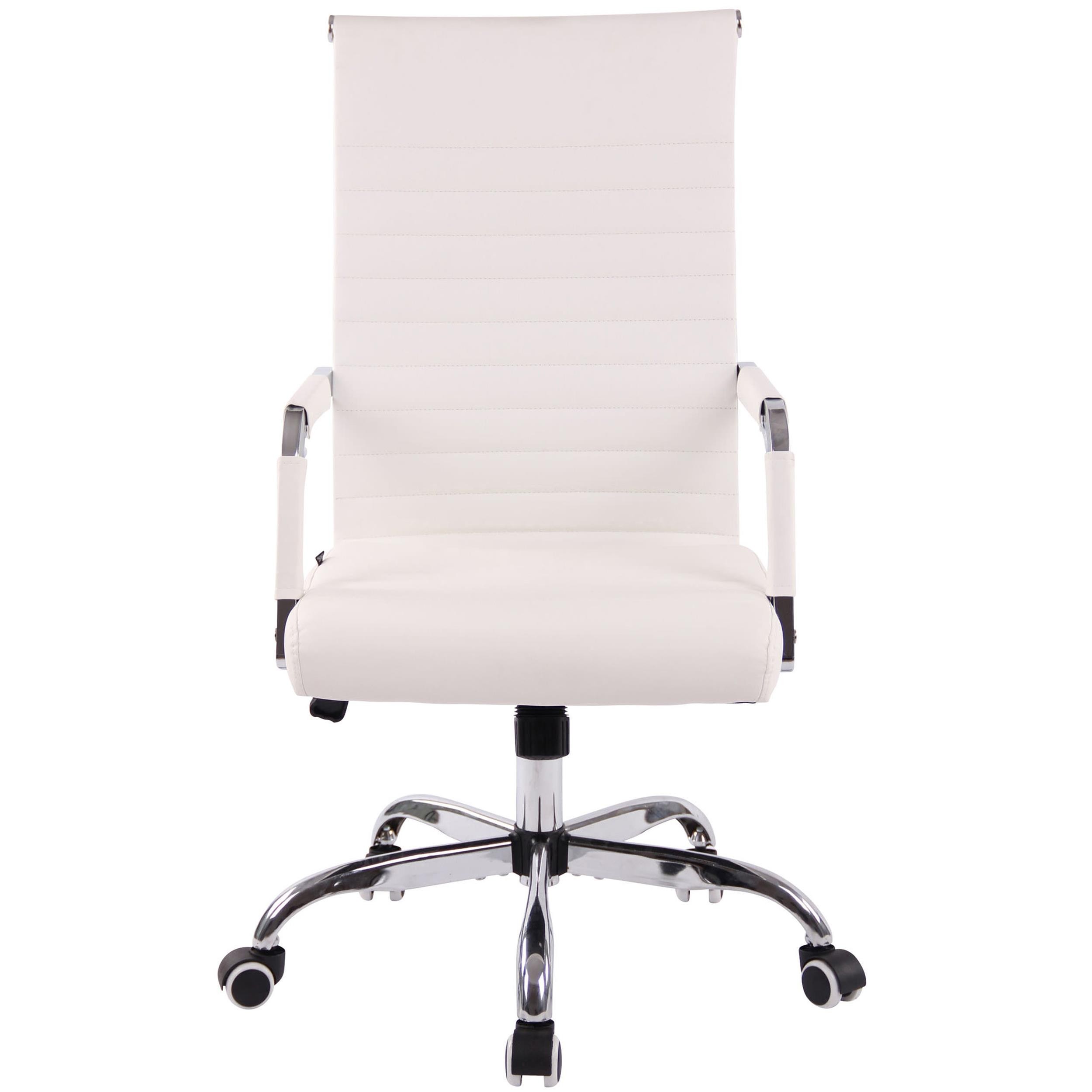 Silla de Oficina BERLIN, Elegante Diseño, Muy Confortable, en Piel Negro