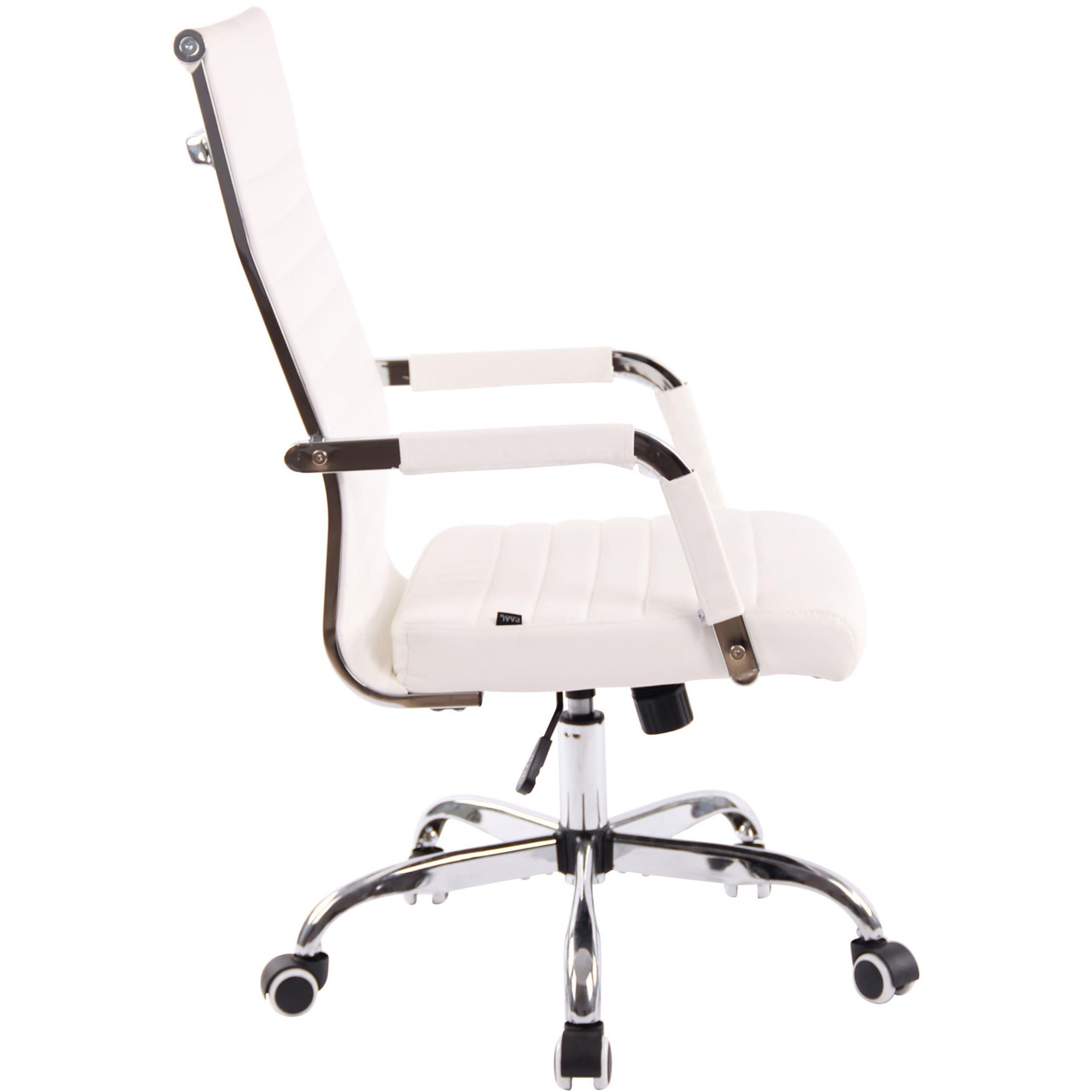 Silla de Oficina BERLIN, Elegante Diseño, Muy Confortable, en Piel Negro