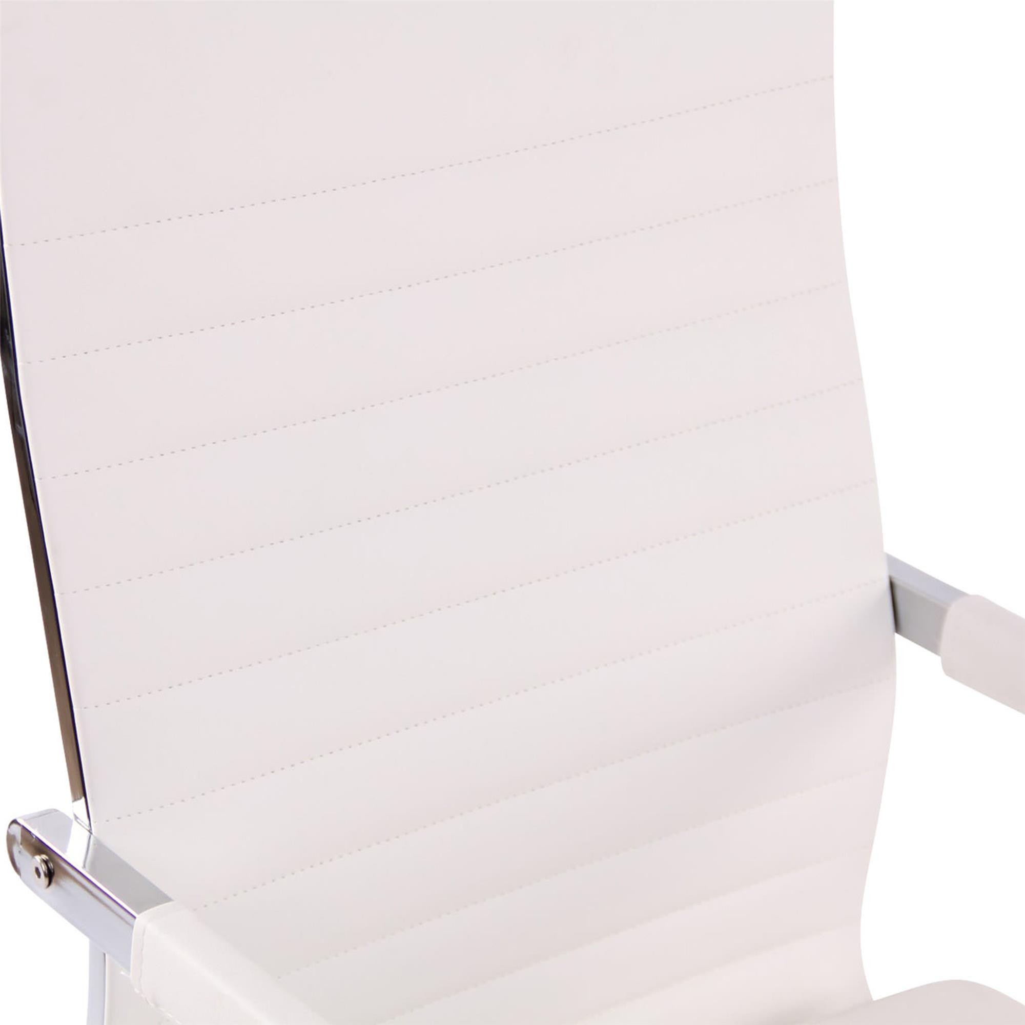 Silla de Oficina BERLIN, Elegante Diseño, Muy Confortable, en Piel Negro