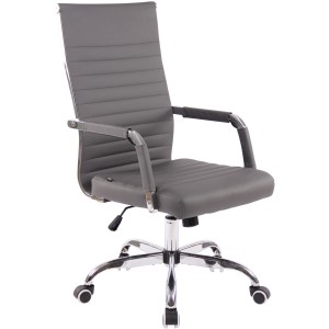 Silla de Oficina BERLIN, en Piel, Color Negro