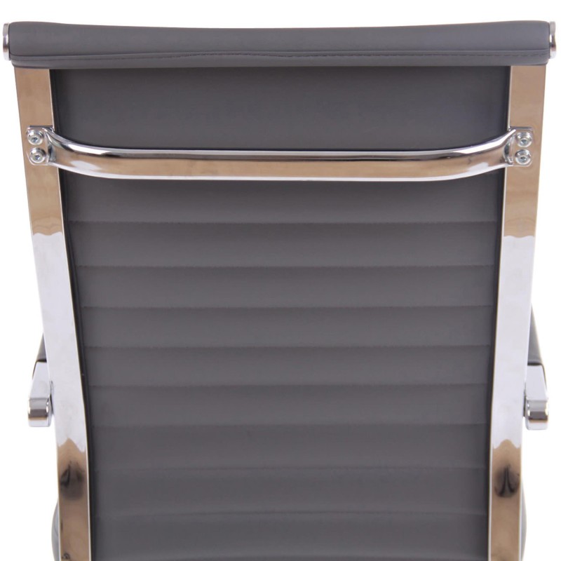 Silla de Oficina BERLIN, en Piel, Color Negro